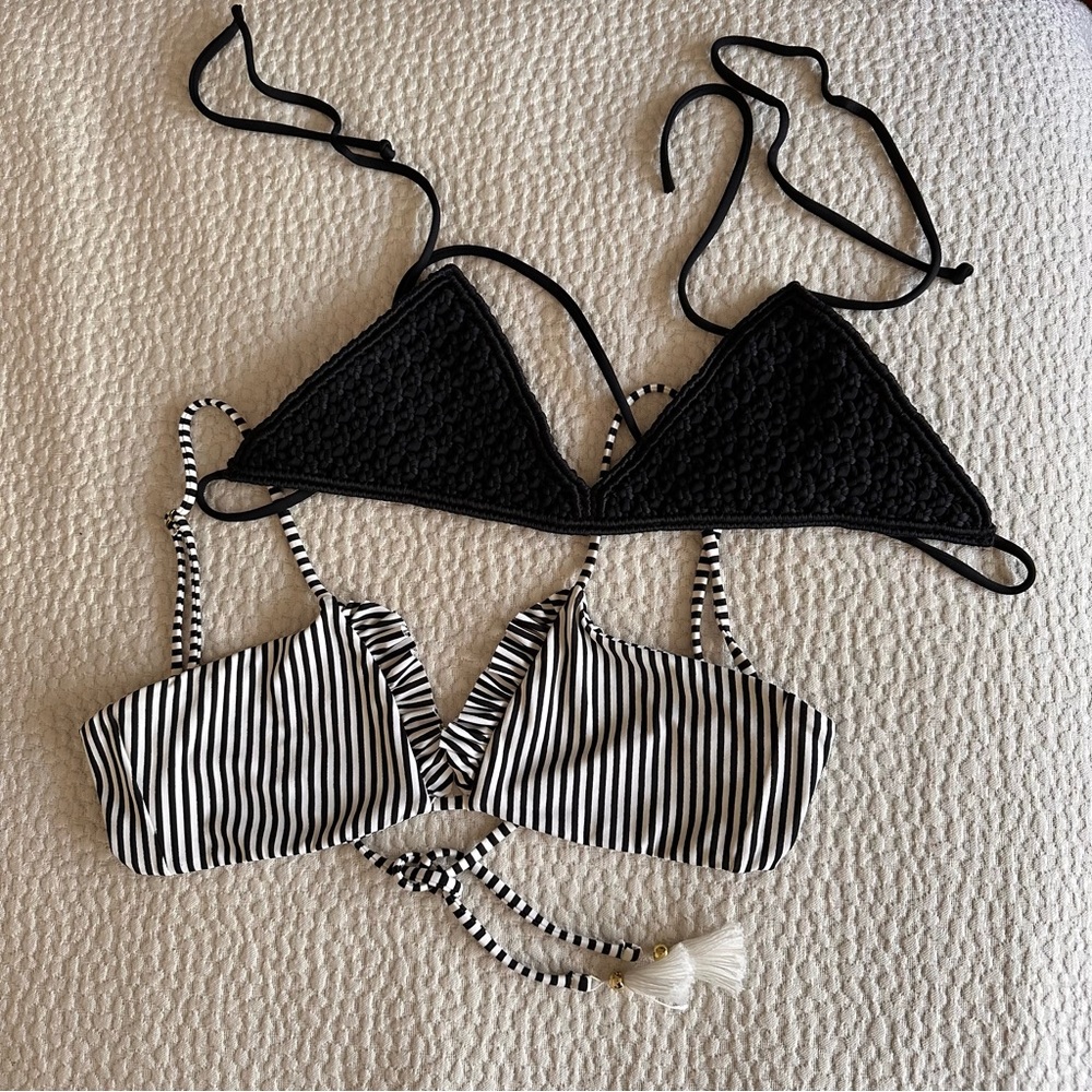 Mikoh and Amuse swimwear tops. size small